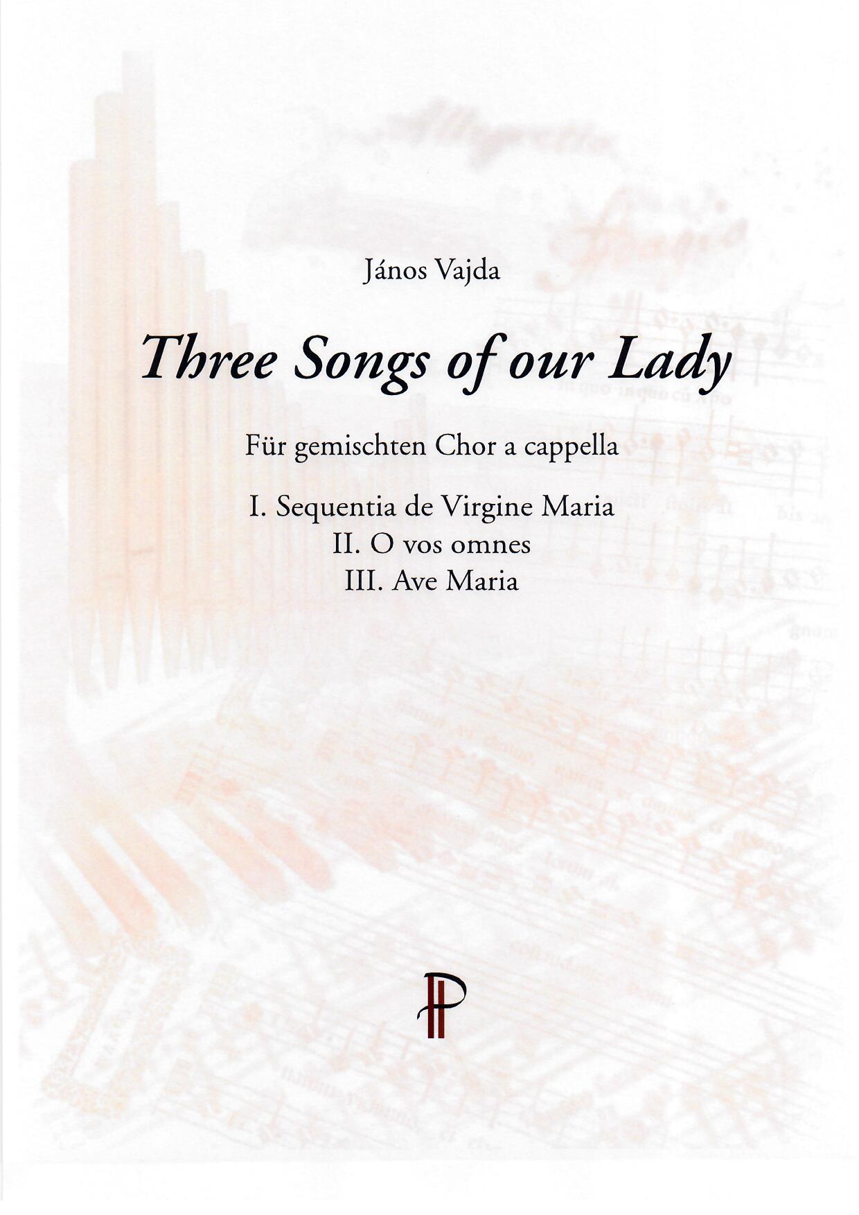 Three Songs of our Lady - Show sample score